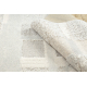 FLUX 461.43.AE110 Wollteppich OSTA - Geometrisch, Strukturell, Loft creme / grau