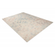 FLUX 461.60.AE990 wool carpet OSTA - Abstraction, structural, loft cream / blue
