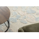 FLUX 461.60.AE990 wool carpet OSTA - Abstraction, structural, loft cream / blue