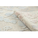 FLUX 461.60.AE990 wool carpet OSTA - Abstraction, structural, loft cream / blue