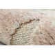 FLUX 461.60.AE990 wool carpet OSTA - Abstraction, structural, loft cream / blue