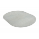 FLUX Oval 461.67.AE500 Wollteppich OSTA - Geometrisch, Strukturell, Loft blau / creme