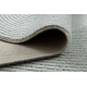 FLUX Oval 461.67.AE500 Wollteppich OSTA - Geometrisch, Strukturell, Loft blau / creme