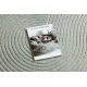 FLUX Oval 461.67.AE500 Wollteppich OSTA - Geometrisch, Strukturell, Loft blau / creme