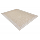 Teppich ORIGI 3739 creme / beige - Rahmen, Fischgrät flachgewebte SISAL schnur