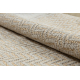 Teppich ORIGI 3739 creme / beige - Rahmen, Fischgrät flachgewebte SISAL schnur