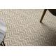 Teppich ORIGI 3739 creme / beige - Rahmen, Fischgrät flachgewebte SISAL schnur
