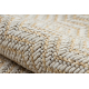 Teppich ORIGI 3739 creme / beige - Rahmen, Fischgrät flachgewebte SISAL schnur