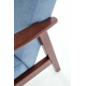 Armchair MILANO blue
