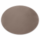 Teppich rund SEDUCTION Taupe 49, weich, langlebig, Schlafzimmer, Hotel