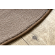 Carpet round SEDUCTION taupe 49 soft, durable, bedroom, hotel