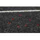 TEPPICH SIZAL FLOORLUX 20605 schwarz / silber DREIECKE, GEOMETRISCH - ZWEITKLASSIGES PRODUKT