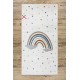 Carpet BONO 724 RAINBOW HEART cream / light grey - SECOND-RATE PRODUCT