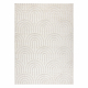 Teppich SANTO SISAL 0537 geometrisch weiß - ZWEITKLASSIGES PRODUKT