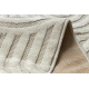 Teppich SANTO SISAL 0537 geometrisch weiß - ZWEITKLASSIGES PRODUKT