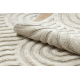 Teppich SANTO SISAL 0537 geometrisch weiß - ZWEITKLASSIGES PRODUKT