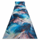 Runner anti-slip LOTUS COLOR 36500 Abstraction blue / red WASHABLE 100cm