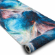 Runner anti-slip LOTUS COLOR 36500 Abstraction blue / red WASHABLE 100cm