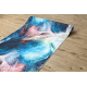 Runner anti-slip LOTUS COLOR 36500 Abstraction blue / red WASHABLE 100cm
