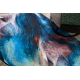Runner anti-slip LOTUS COLOR 36500 Abstraction blue / red WASHABLE 100cm