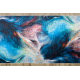 Runner anti-slip LOTUS COLOR 36500 Abstraction blue / red WASHABLE 100cm