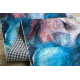 Runner anti-slip LOTUS COLOR 36500 Abstraction blue / red WASHABLE 100cm