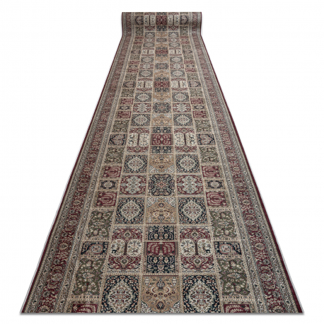 Runner anti-slip LOTUS CASSETTES 39980 Oriental beige / red WASHABLE 120cm