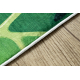 BAMBINO 2651 washing carpet Animals, jungle for children anti-slip - green / brown 