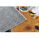BAMBINO 2651 washing carpet Animals, jungle for children anti-slip - green / brown 
