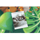 BAMBINO 2651 washing carpet Animals, jungle for children anti-slip - green / brown 