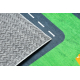 BAMBINO 2660 washing carpet City, streets for children anti-slip - green / grey 