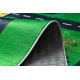 BAMBINO 2660 washing carpet City, streets for children anti-slip - green / grey 
