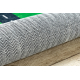 BAMBINO 2660 washing carpet City, streets for children anti-slip - green / grey 