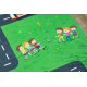 BAMBINO 2660 washing carpet City, streets for children anti-slip - green / grey 