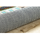 BAMBINO 34600 washing carpet City, streets for children anti-slip - beige / grey 