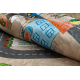 BAMBINO 34600 washing carpet City, streets for children anti-slip - beige / grey 