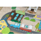 BAMBINO 34600 washing carpet City, streets for children anti-slip - beige / grey 