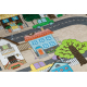 BAMBINO 34600 washing carpet City, streets for children anti-slip - beige / grey 
