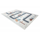 BAMBINO 46980 washing carpet Forest, streets for children anti-slip - white / green