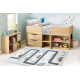 BAMBINO 46980 pralna preproga Gozd, ulice za otroke protizdrsna - belo / zelena