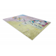 BAMBINO 54060 Waschteppich Einhorn, Zahlen für Kinder Anti-Rutsch - rosa / gelb
