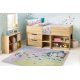 BAMBINO 54060 plovimo kilimas klasė, vaivorykštė vaikams neslystantis - rožinis / geltona