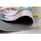 BAMBINO 54060 Waschteppich Einhorn, Zahlen für Kinder Anti-Rutsch - rosa / gelb