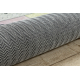 Tapis lavable BAMBINO 54060 Licorne, nombres pour les enfants antidérapant - rose / jaune