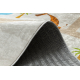 BAMBINO 50230 tapijt wasbaar Dierentuin, dieren voor kinderen antislip - beige / groen 