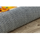 BAMBINO 2685 washing carpet Animals, Boat for children anti-slip - blue / brown 