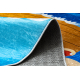 Tapis lavable BAMBINO 2685 Animaux, Bateau pour les enfants antidérapant - bleu / marron