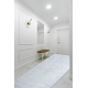 Alcatifa do corredor com reforço de borracha LOTUS SMOOTH 52421 Melange cinzento LAVÁVEL 120cm