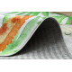 BAMBINO 54090 washing carpet Animals, Africa for children anti-slip - white / green