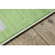 Alfombra lavable BAMBINO 50200 Aldea, calles para niños antideslizante - verde / marrón